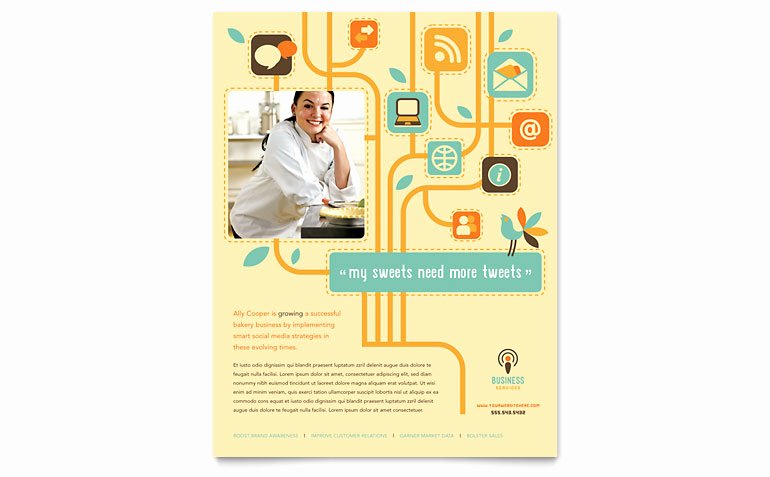 Flyers Templates Microsoft Word Inspirational Business Services Flyer Template Word &amp; Publisher