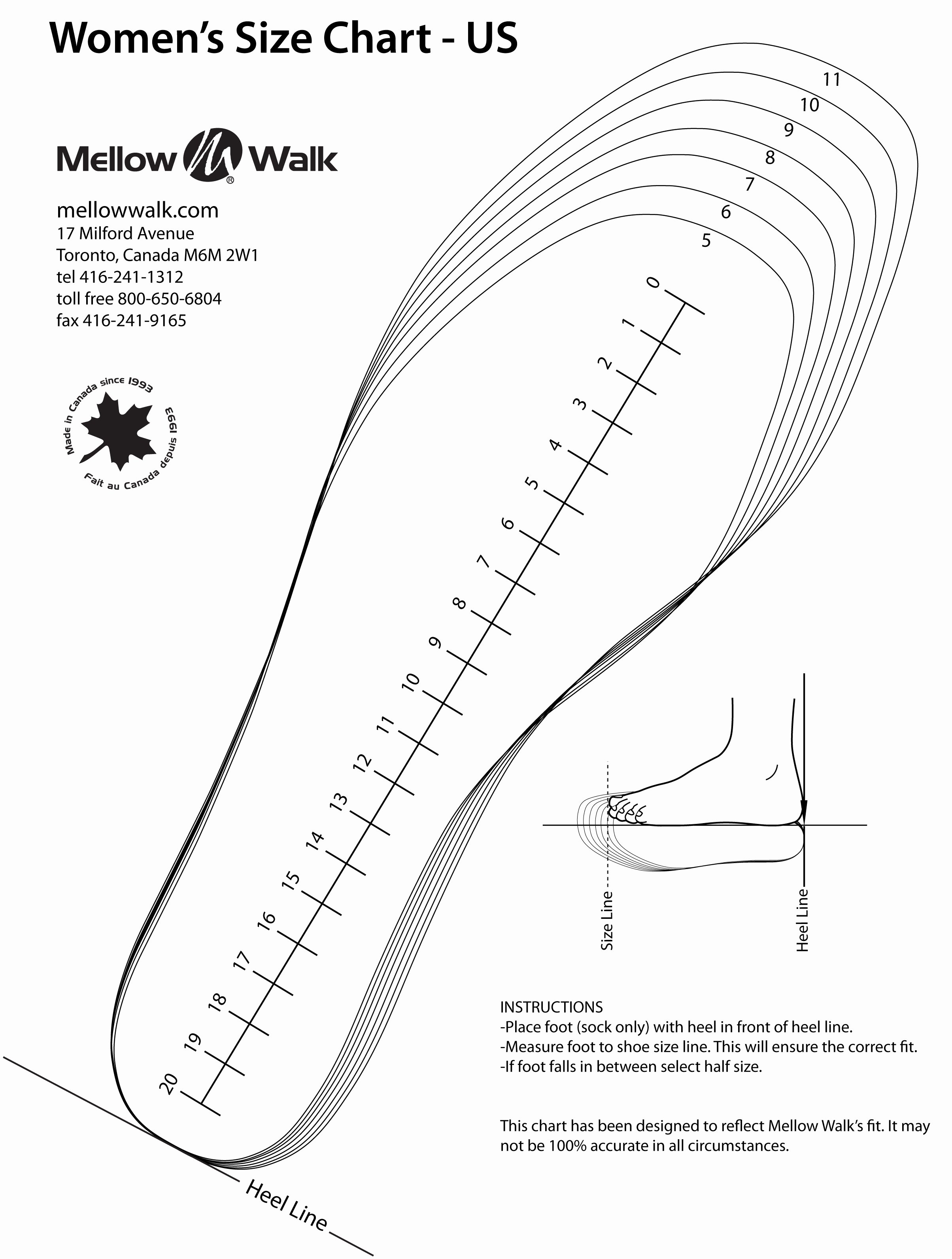 Foot Measurement Chart Printable Best Of Getting the Perfect Mellow Walk Fit is as Easy as 1 2 3