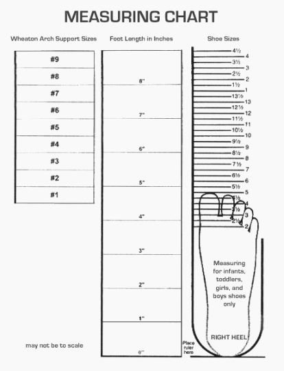 Foot Measurement Chart Printable Inspirational 39 Resource Kids Shoe Size Template Printable