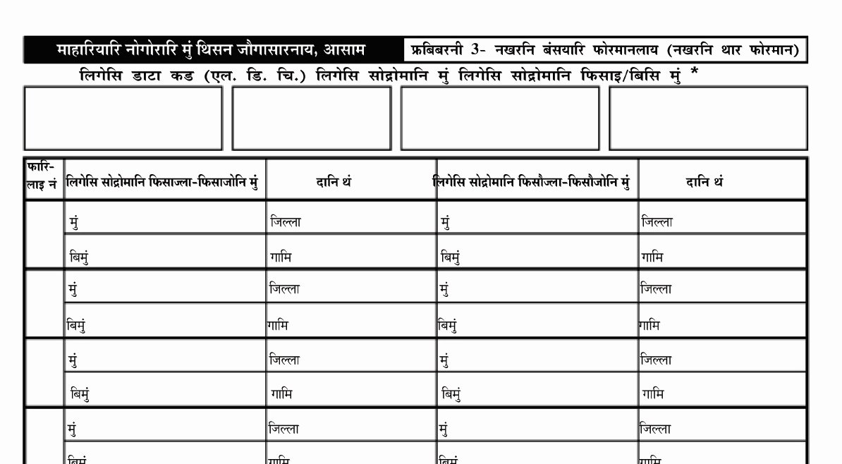 Form for Family Tree Awesome Fice Of the State Coordinator Of National Registration