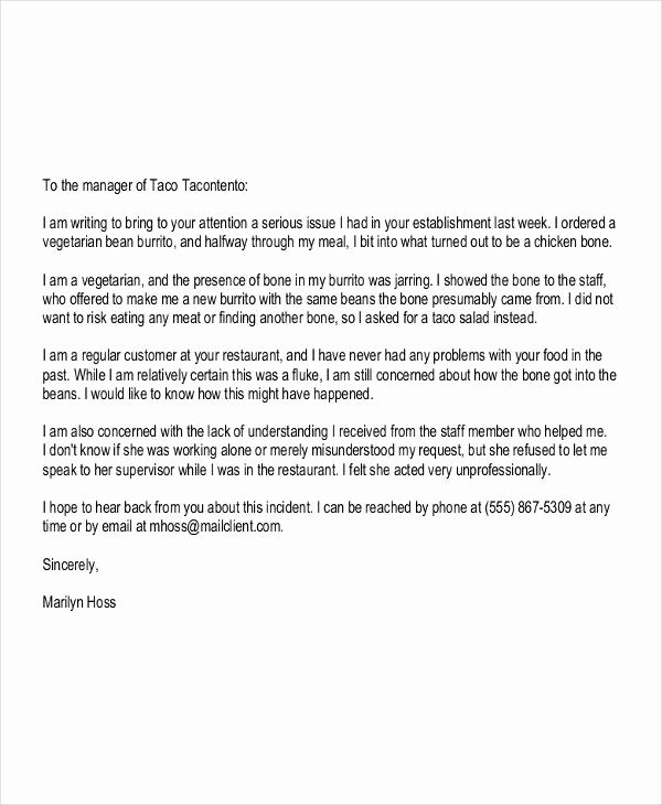 Formal Complaint Letter Template Awesome formal Letter Example for Students Job Seekers formal