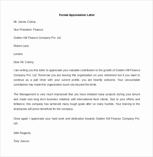 Formal Letter Template Word Best Of Professional Letter Template Word