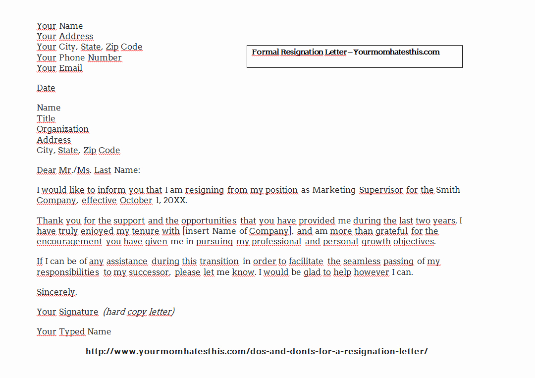 Formal Resignation Letter Samples Beautiful Download Resignation Letters Pdf &amp; Doc