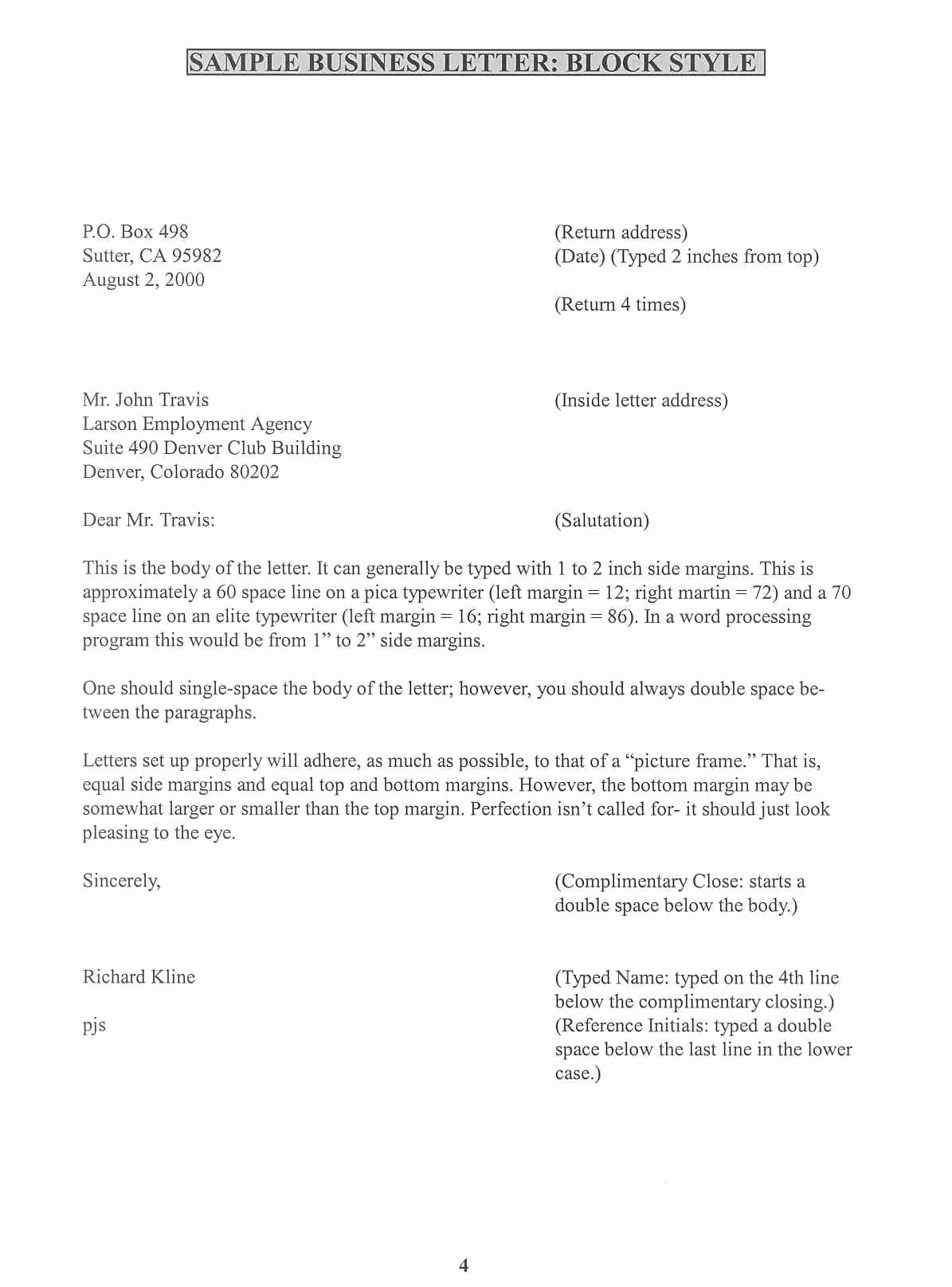 Format for A Business Letter Lovely Business Letters format Professional Way Of Passing Out