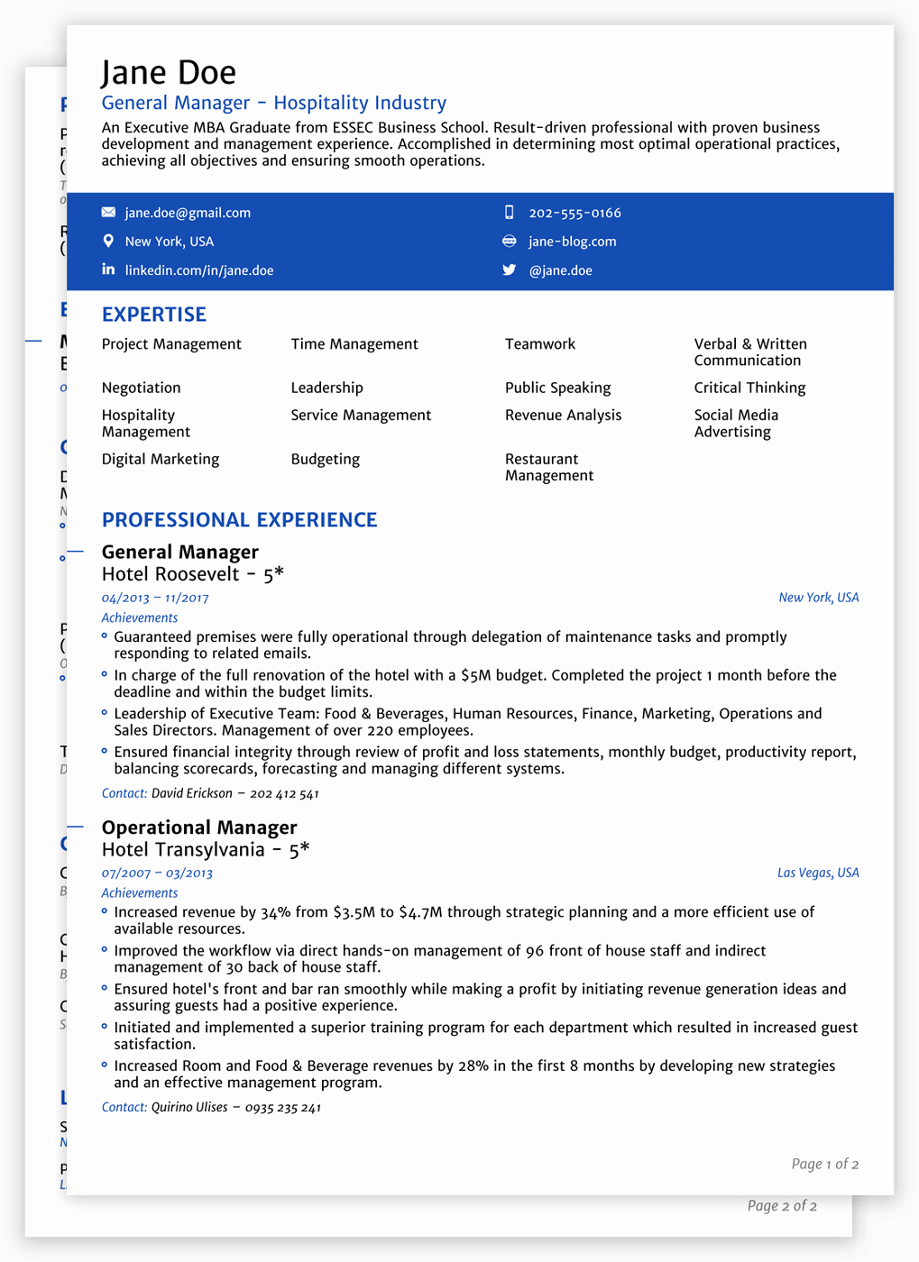 Format for Curriculum Vitae Awesome 2018 Cv Templates [download] Create Yours In 5 Minutes