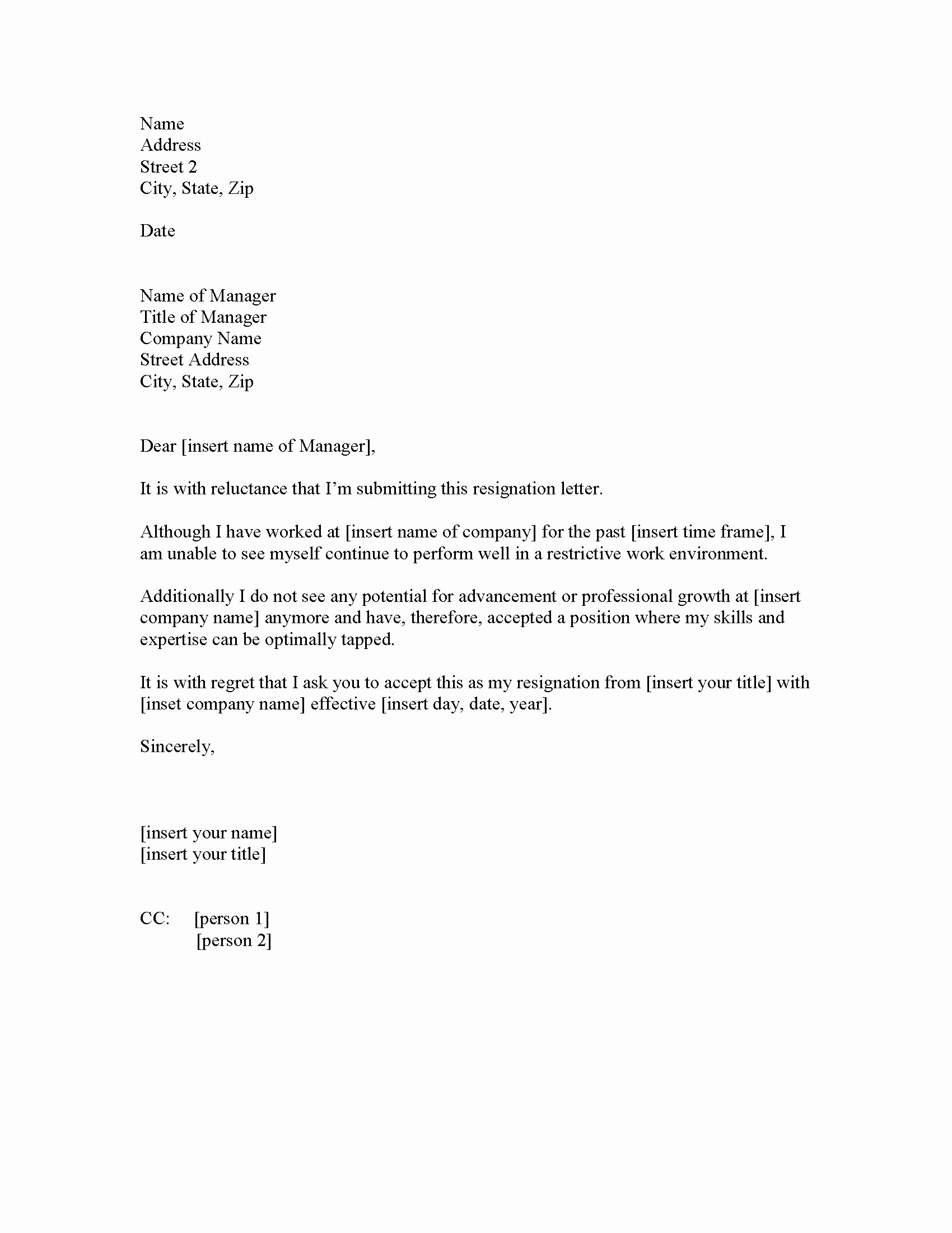 Format for Resignation Letter Best Of Dos and Don Ts for A Resignation Letter