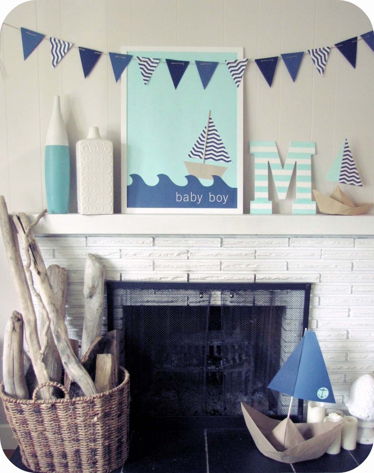 Free Baby Shower Decorations New My House Of Giggles A Nautical Baby Boy Shower for Malcolm