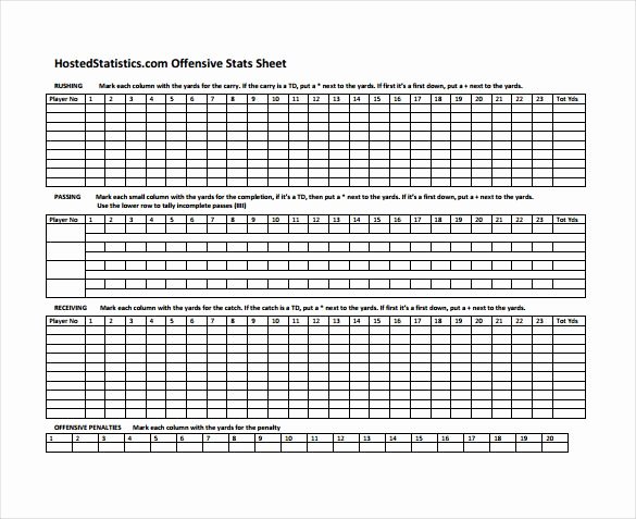 Free Basketball Score Sheets Inspirational Game Day Stat Sheet Pdf Template Free