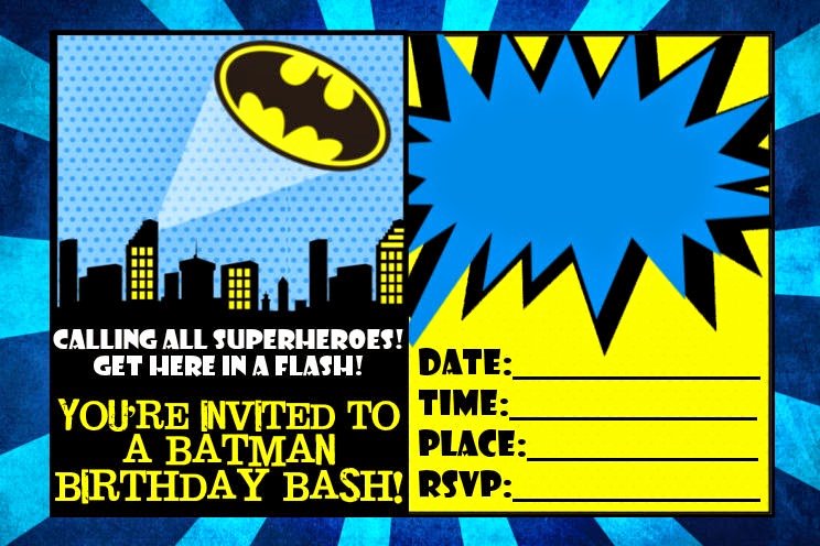 Free Batman Invitation Template Unique Batman Free Printable Mini Kit