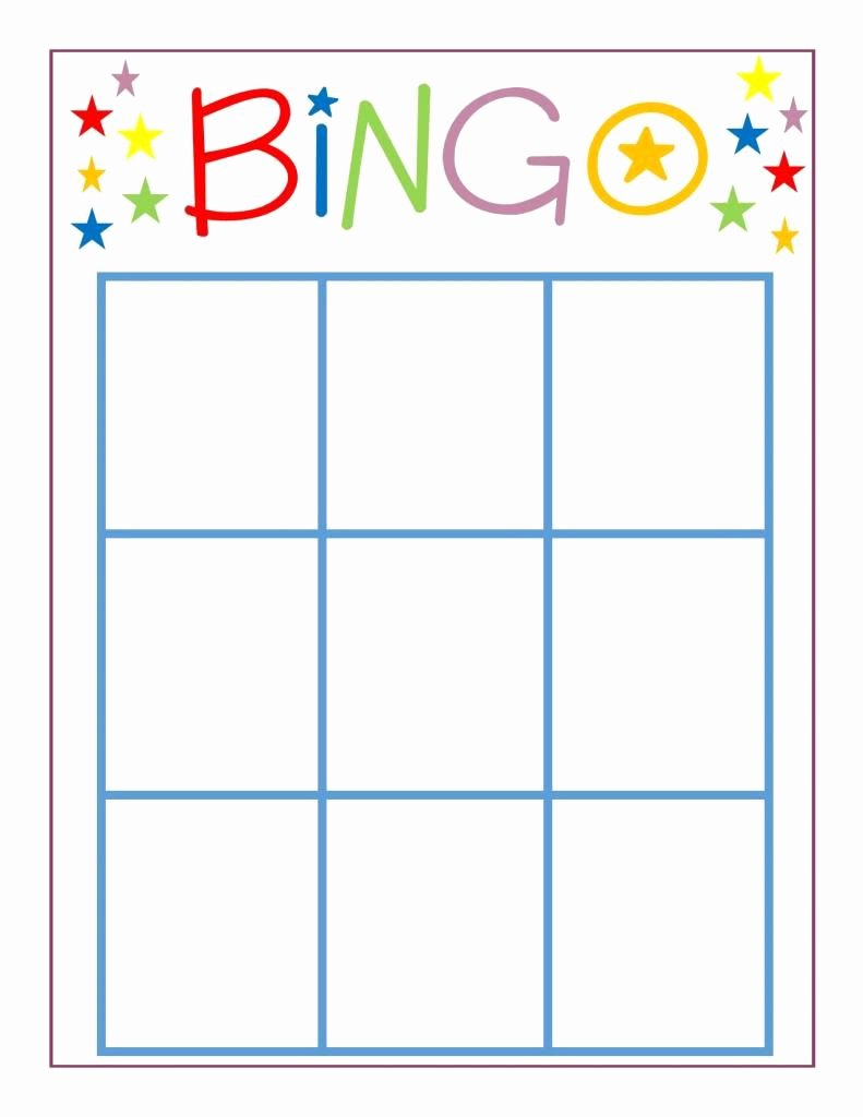 Free Blank Bingo Cards Best Of Family Game Night Bingo