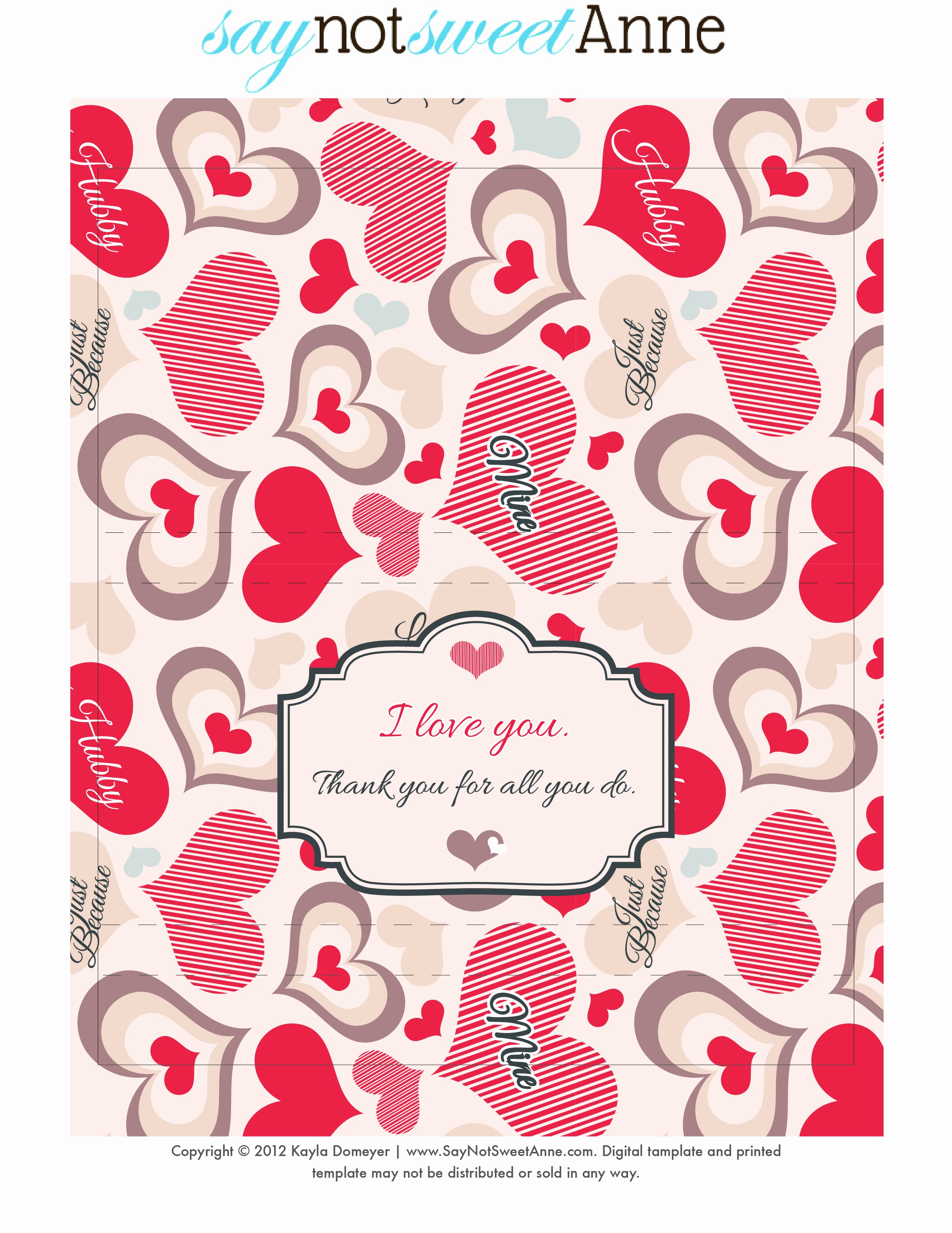 Free Candy Wrappers Template Elegant Just because Candy [free Printable] Sweet Anne Designs
