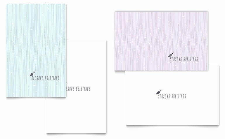 Free Card Templates Word Fresh Snow Bird Greeting Card Template Word &amp; Publisher