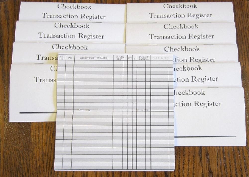 Free Check Register form Inspirational 10 New Checkbook Transaction Register Check Book Record
