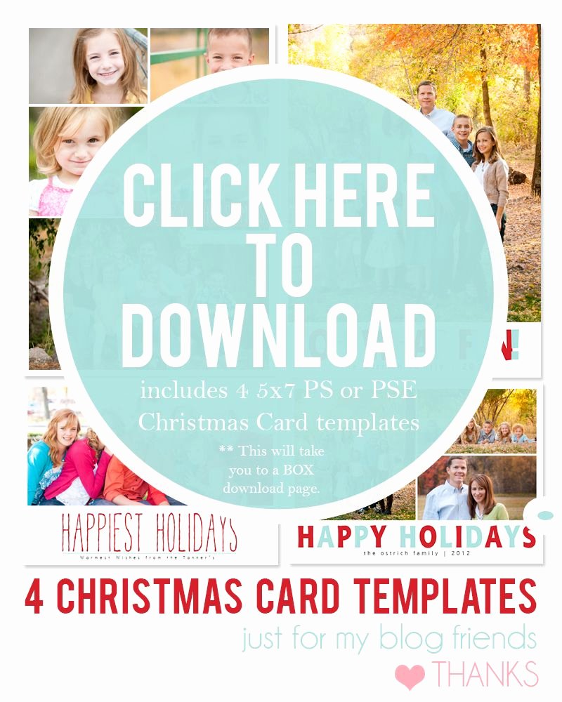 Free Christmas Photo Templates Luxury Downloadable Christmas Card Templates for Photos