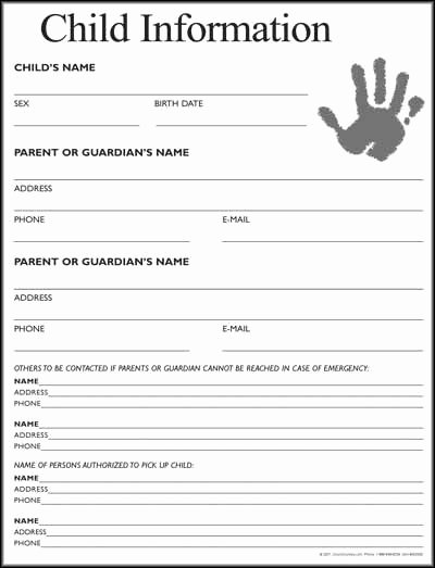 Free Church forms Printable Awesome Church Nursery forms thenurseries