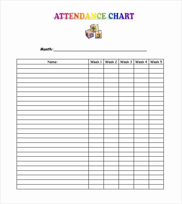 Free Church forms Printable Luxury 25 Printable attendance Sheet Templates [excel Word