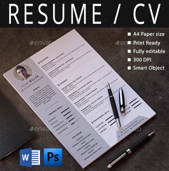 Free Downloadable Word Templates Elegant 26 Word Professional Resume Template Free Download