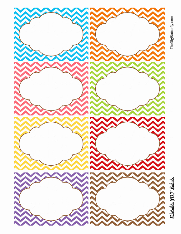 Free Editable Printable Labels Awesome Free Printable Chevron Paper