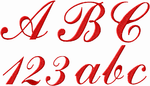 Free Embroidery Fonts Downloads Awesome Script Alphabet