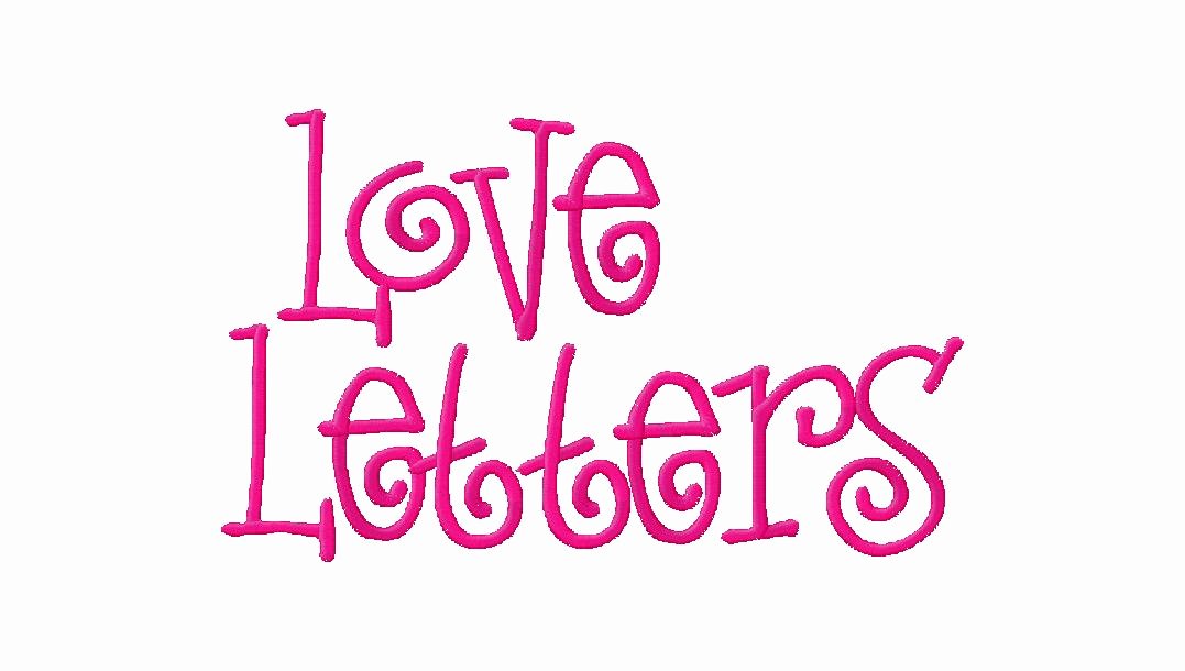 Free Embroidery Monogram Fonts Elegant Free Embroidery Font Set Love Letters – Daily Embroidery