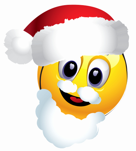 Free Emoji Copy and Paste Elegant Santa Emoticon
