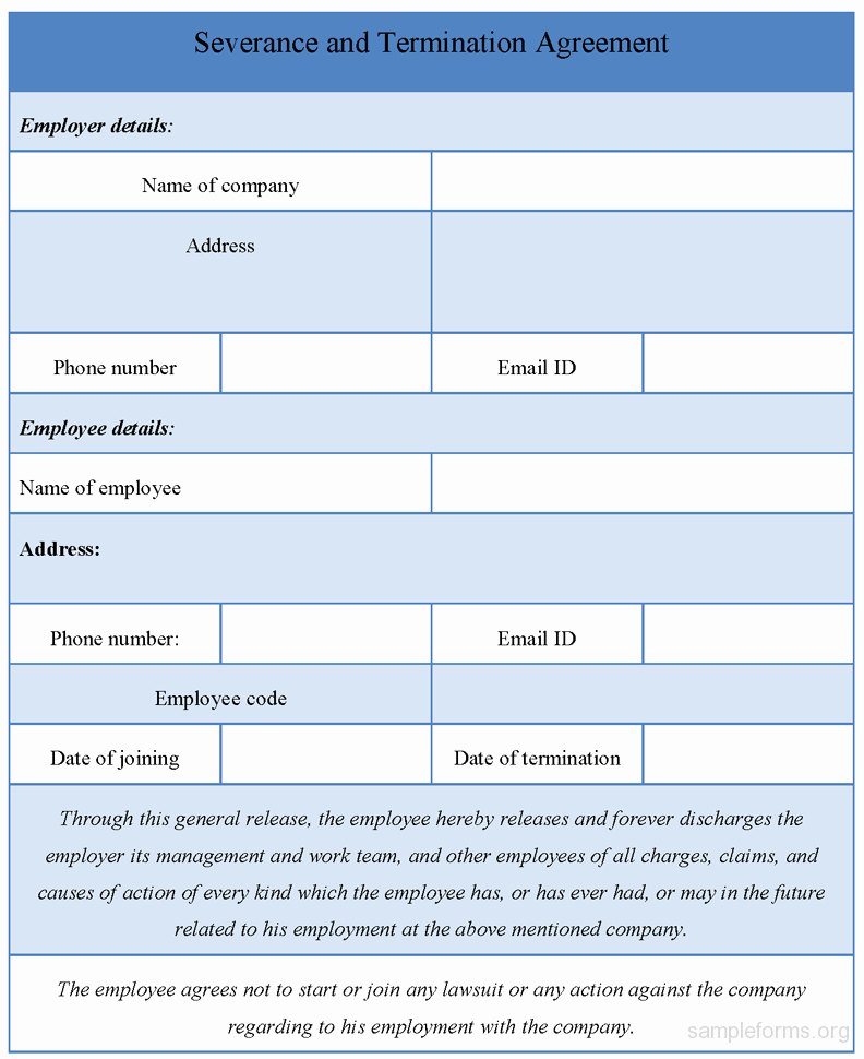 Free Employment Termination forms Luxury Termination form Template