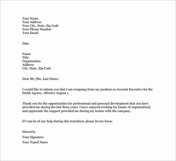 Free Examples Of Resignation Letter Beautiful Dos and Don Ts for A Resignation Letter