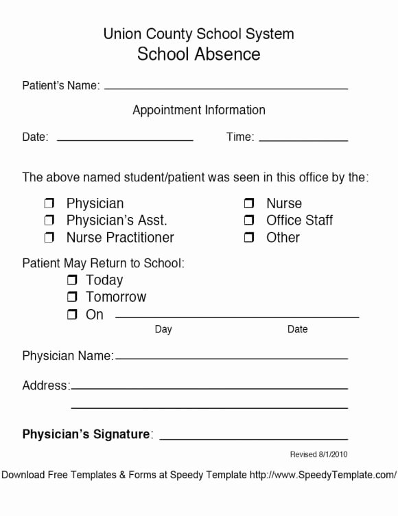 Free Fake Doctors Notes Fresh Free Fake Doctors Note Template Download – Impressive