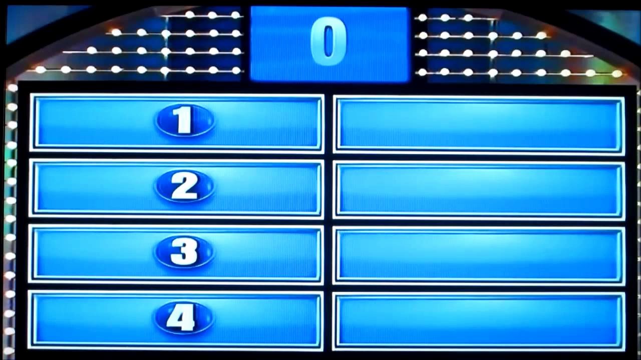 Free Family Feud Templates Inspirational Family Feud Day 1 Part 2 Crowe Family