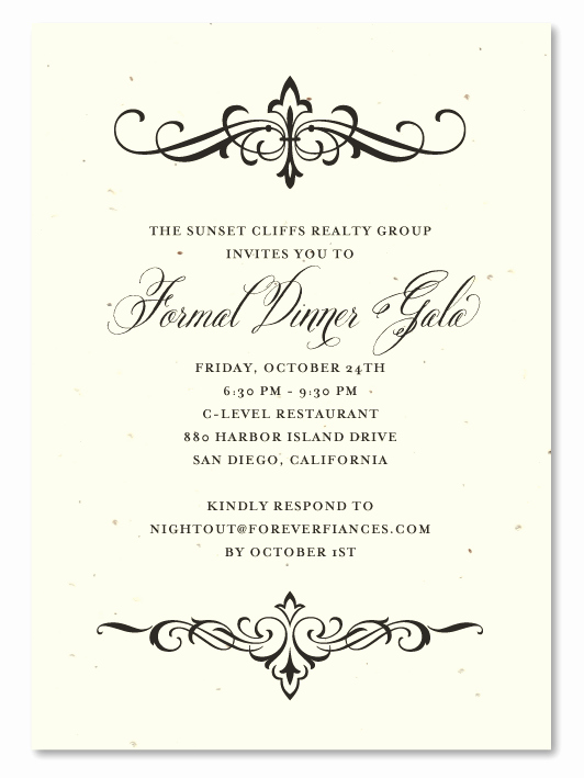 Free formal Invitation Template Lovely formal Invitation Template