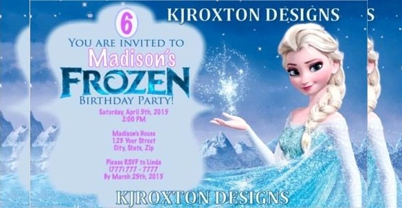 Free Frozen Invitation Templates Unique Elsa Birthday Invitations Cobypic