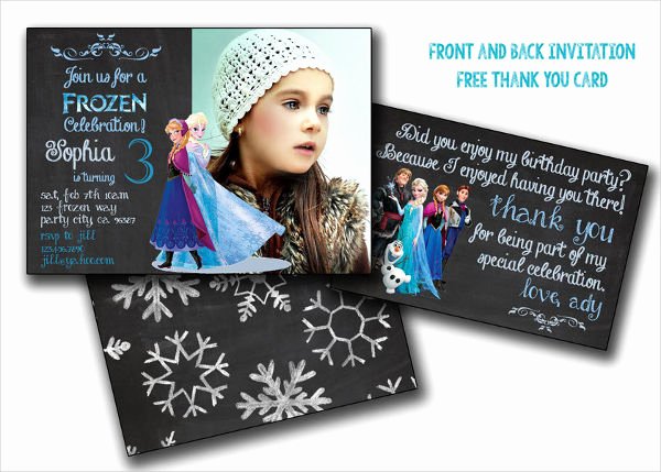Free Frozen Invite Template Inspirational 13 Frozen Invitation Templates Word Psd Ai
