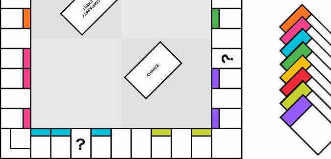 Free Game Board Template Lovely Blank Monopoly Board Game with Properties Paperzip