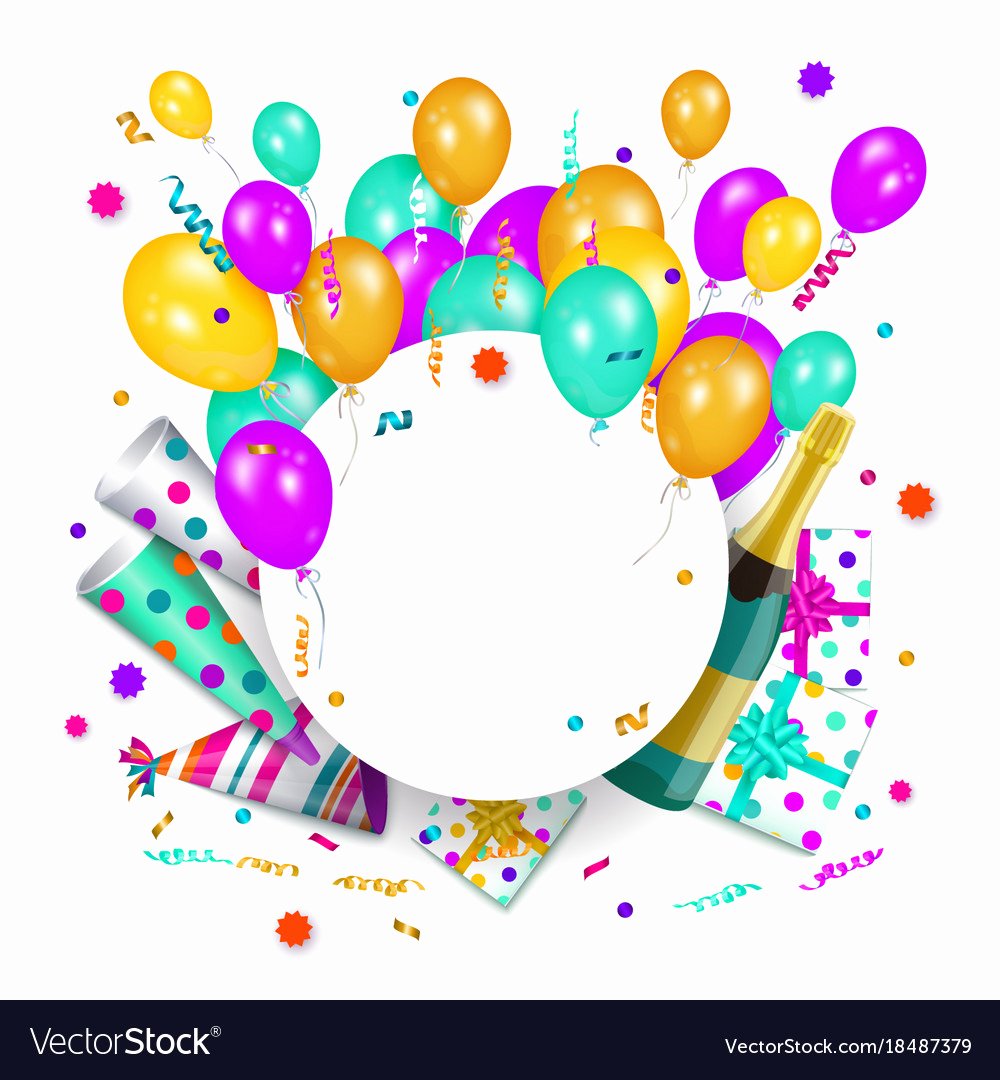 Free Happy Birthday Template Awesome Happy Birthday Banner Poster Template Royalty Free Vector