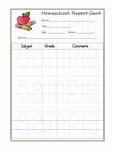 Free Homeschool Report Card Template Best Of 5 Reasons Homeschoolers Should Use Report Cards Printable