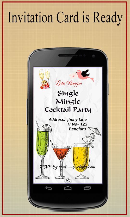 Free Invitation Maker App Lovely Party Invitation Card Maker android Apps On Google Play