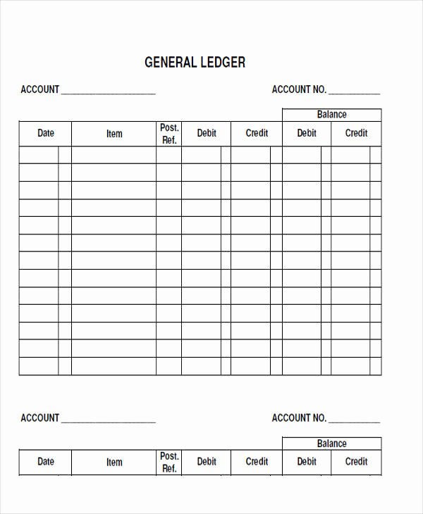 Free Ledger Sheets to Print Lovely 29 Printable Accounting forms