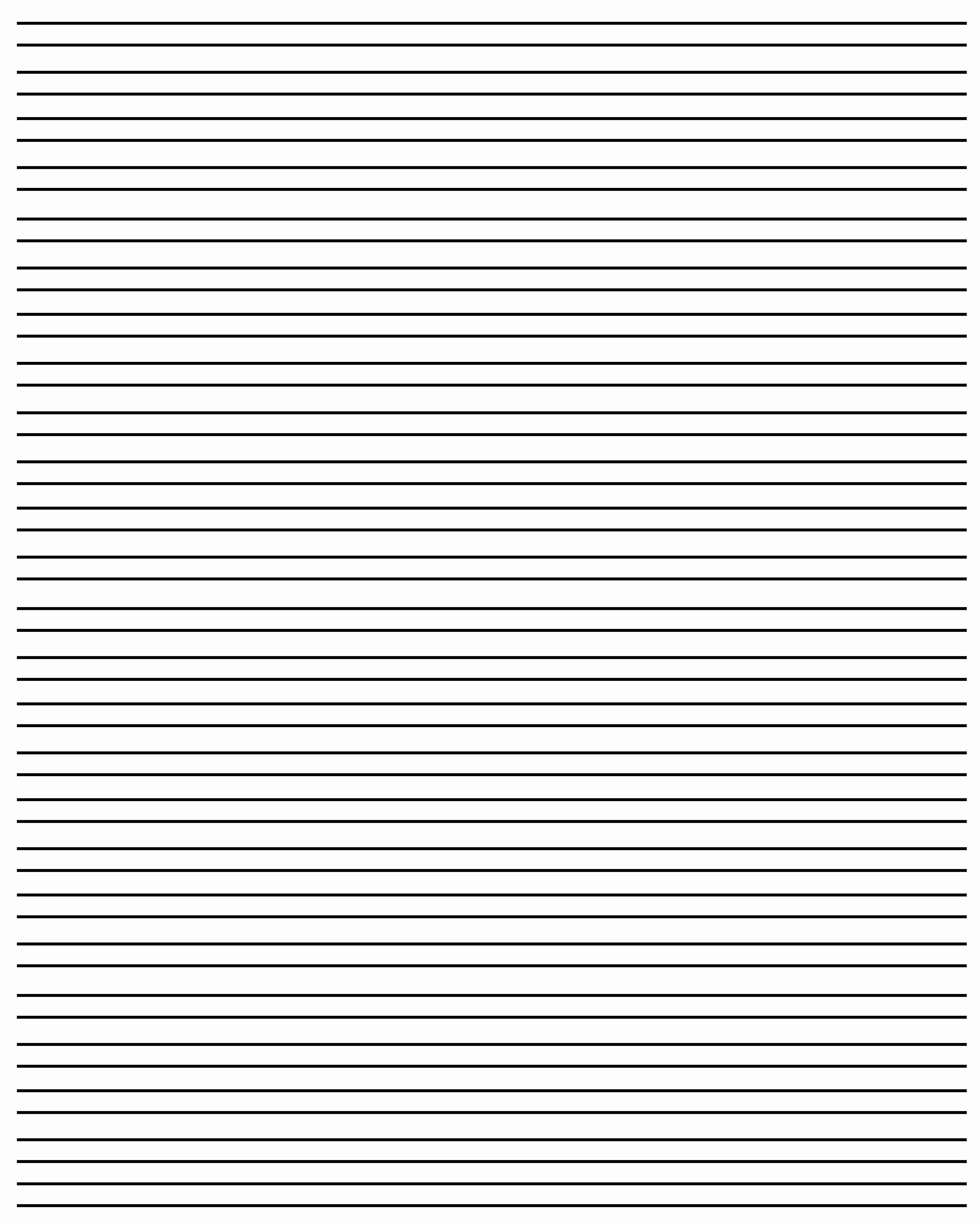 Free Lined Paper to Print Awesome 20 Free Printable Blank Lined Paper Template In Pdf