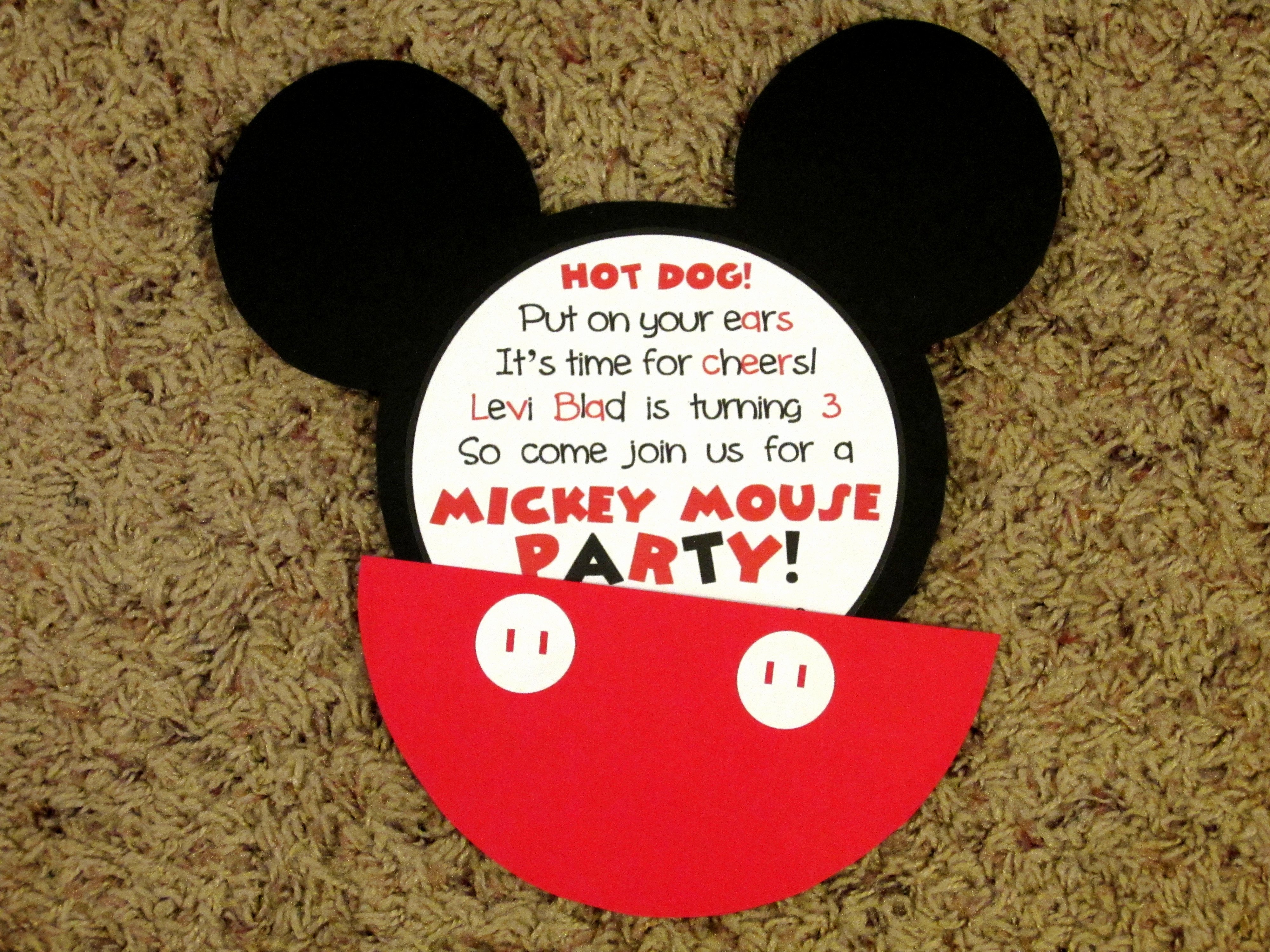 Free Mickey Mouse Birthday Invitations Unique Mickey Mouse Invitations Love to Be In the Kitchen