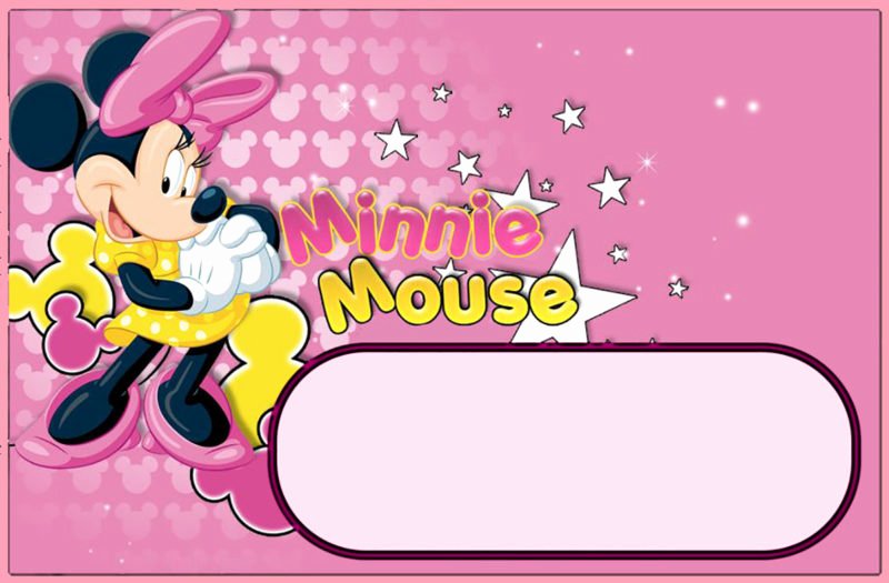 Free Minnie Mouse Invitations Personalized Fresh the Largest Collection Of Free Minnie Mouse Invitation