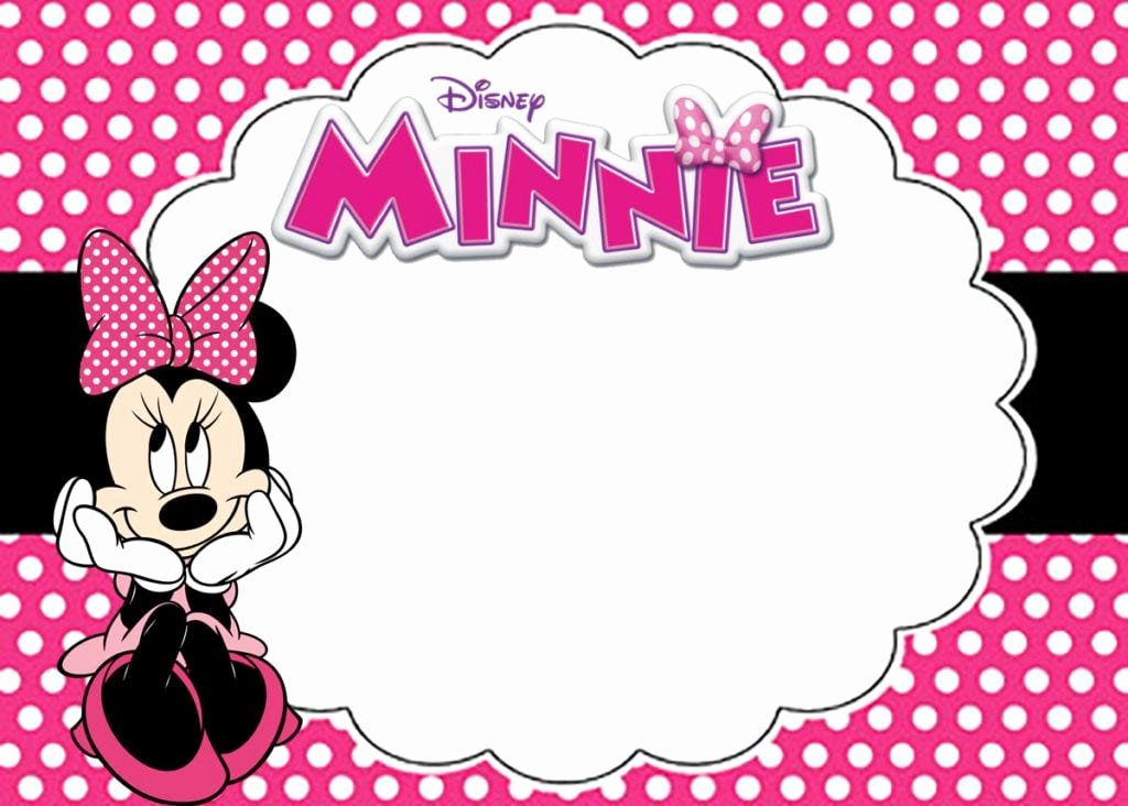 Free Minnie Mouse Templates Elegant Minnie Mouse Invitations Free Printable