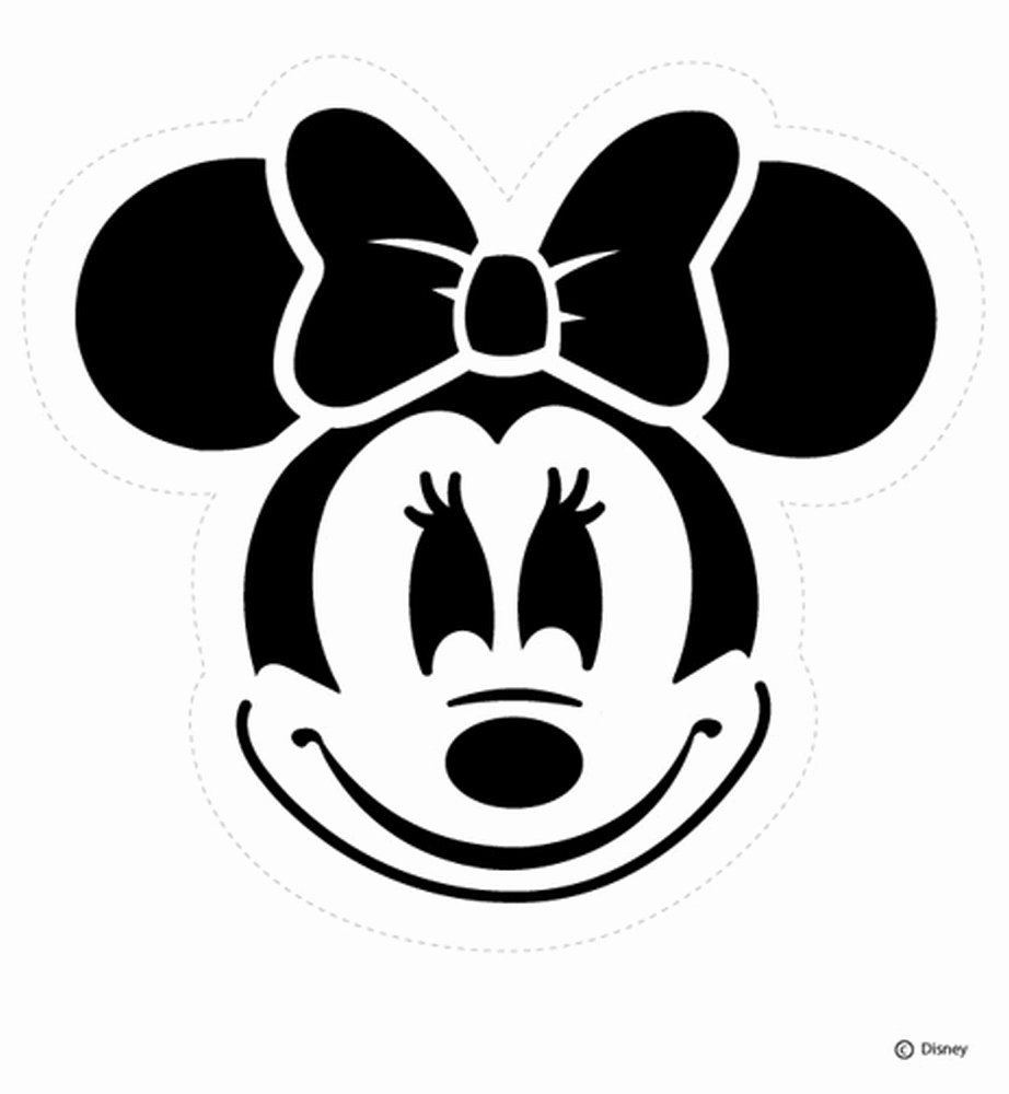 Free Minnie Mouse Templates New Minnie Mouse Head Templates