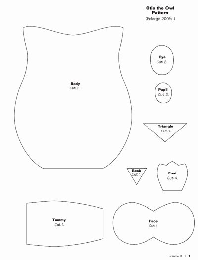 Free Owl Printable Template Beautiful Free Able Owl Pattern for Anything We Wanted to