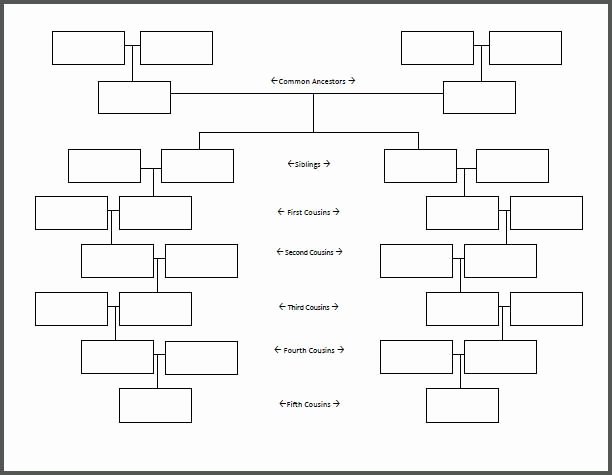 Free Pedigree Chart Template Unique 2 Blank Family Tree