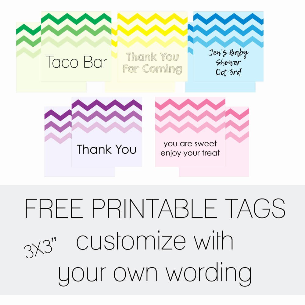 Free Printable Baby Shower Tags Elegant 100 Cutest Baby Shower Ideas for Girls and Boys Updated