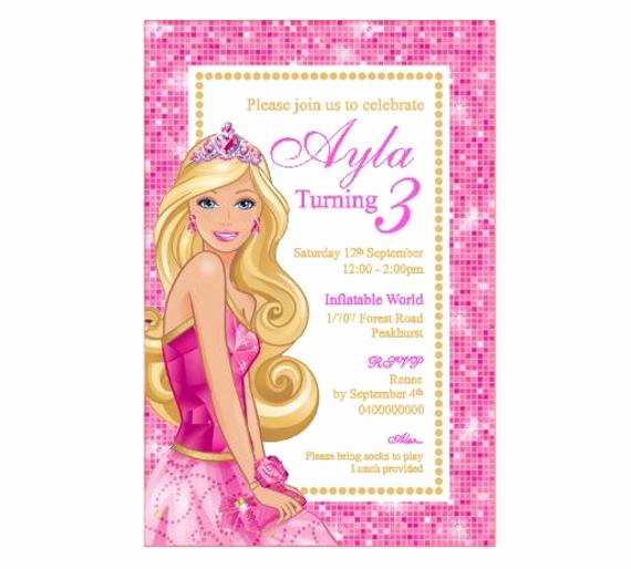 30 Free Printable Barbie Invitations Example Document Template