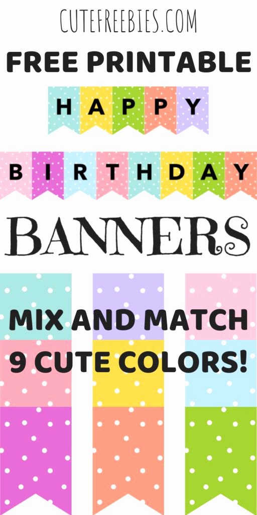 Free Printable Birthday Banner Templates Awesome Happy Birthday Banners Buntings Free Printable