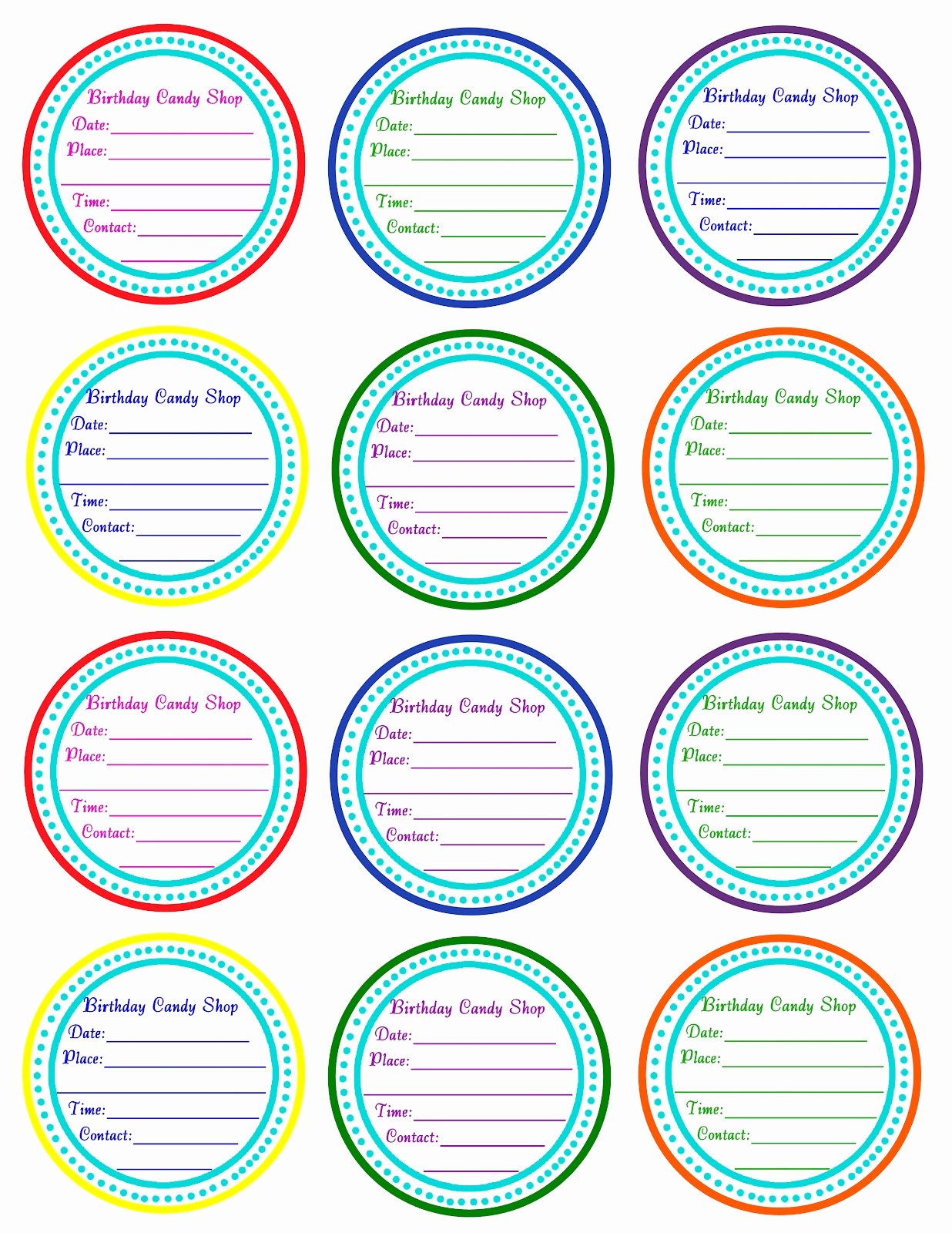 Free Printable Candyland Invitations Inspirational Scrap N Teach Kiralena S 4th Rainbow Candyland Birthday