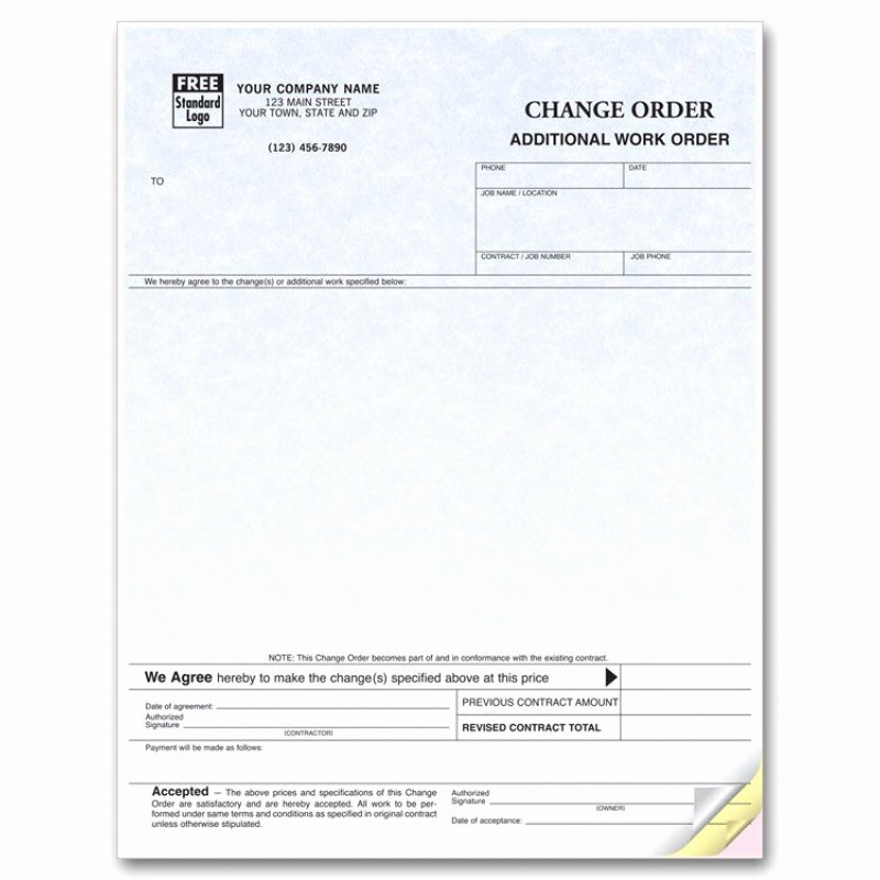 Free Printable Change order forms Lovely Best S Of Name Change order form How to Fill Out