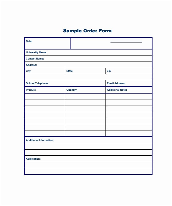Free Printable Change order forms Luxury 23 order form Templates Pdf Word Excel